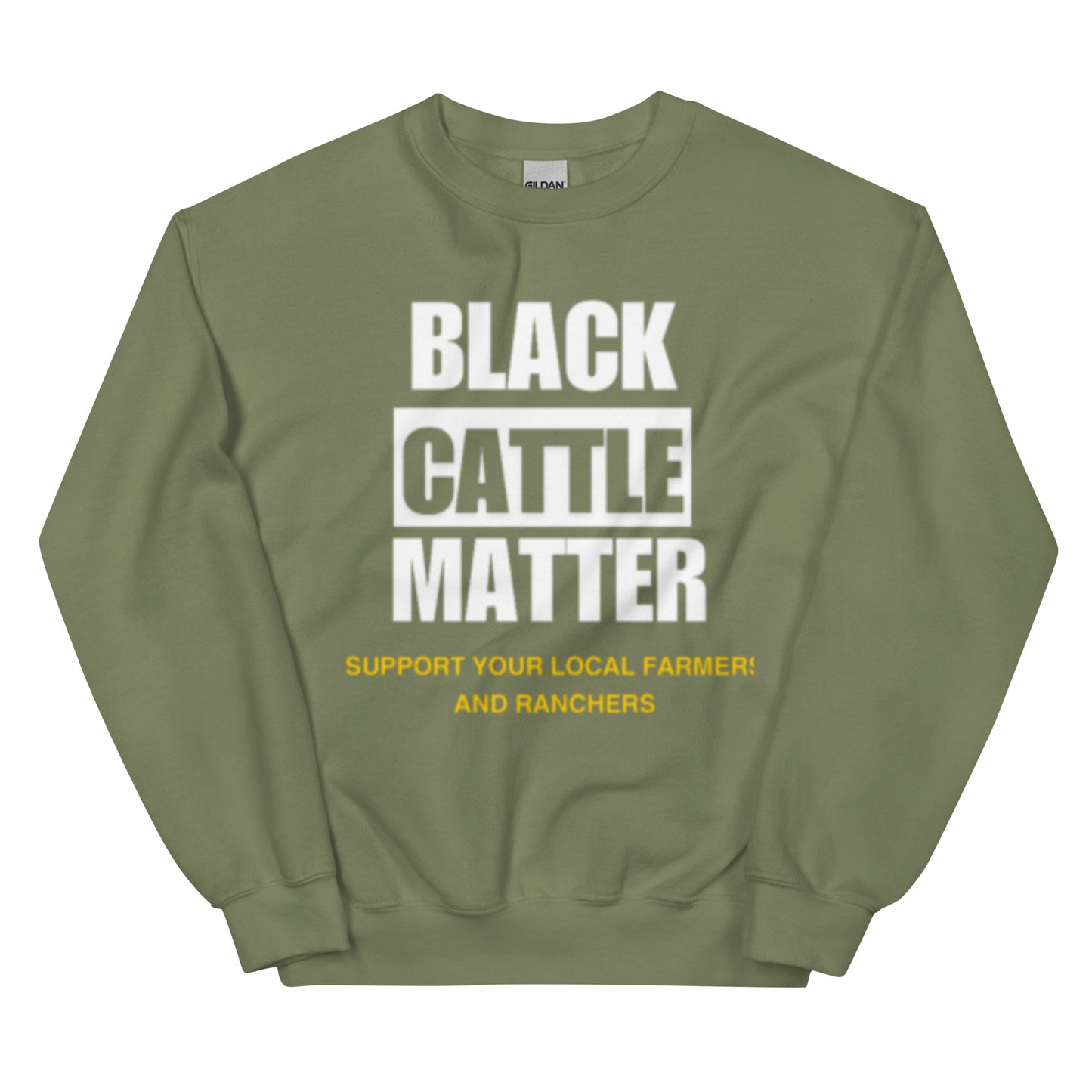 Black Cattle Matter Crewneck
