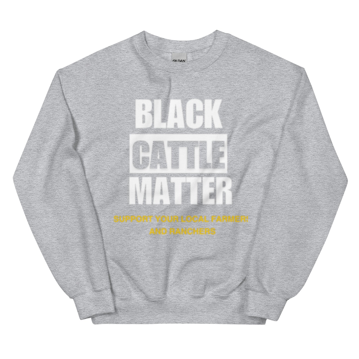 Black Cattle Matter Crewneck