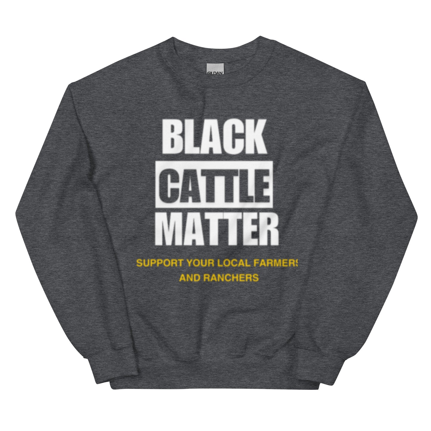 Black Cattle Matter Crewneck