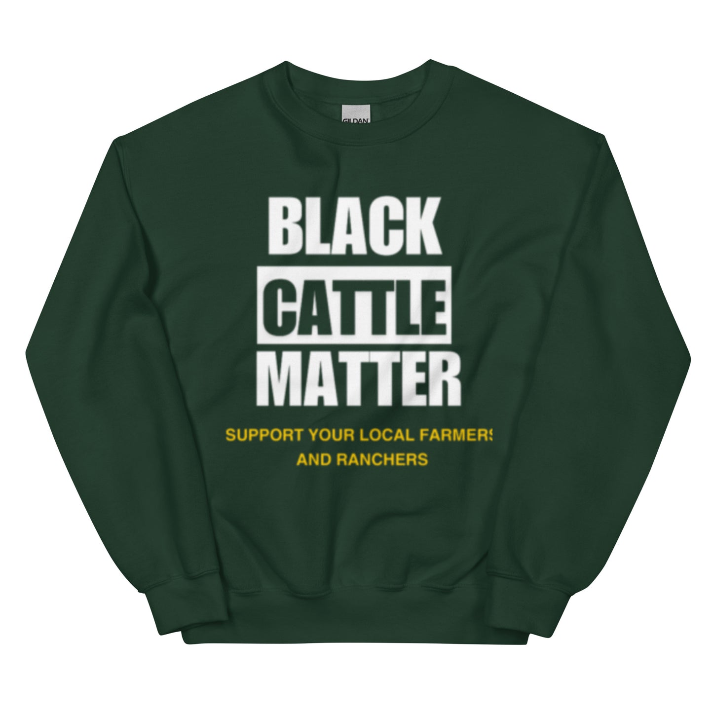 Black Cattle Matter Crewneck